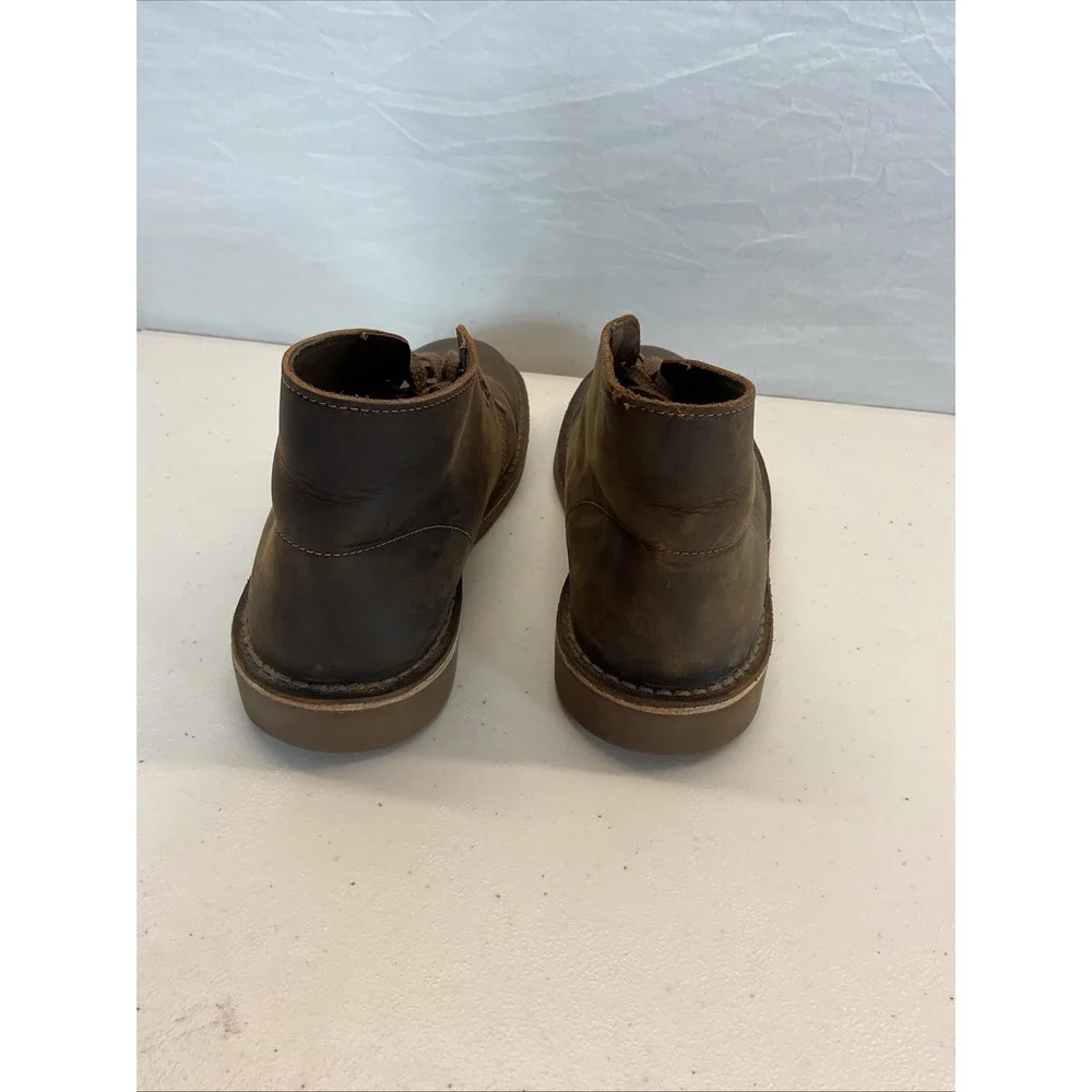 Clarks Bushacre 2 Mens Size‎ 9.5 Brown Classic Leather Ankle Chukka Boots Shoes